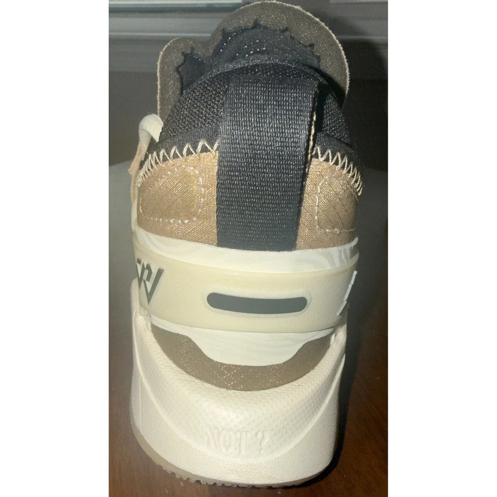 Jordan Why Not Zer0.4 Basketball Shoes Tan Beige Black Mens 8.5